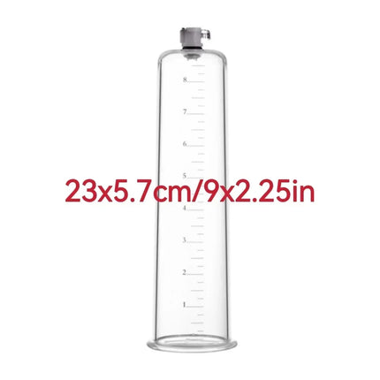 Acrylic Penis Pump 9 in SML XL XXL Acrylic Cup Accessories Sex Toy Tools Pene Enlarger Enlargement Adultos Sexy Toys for Men