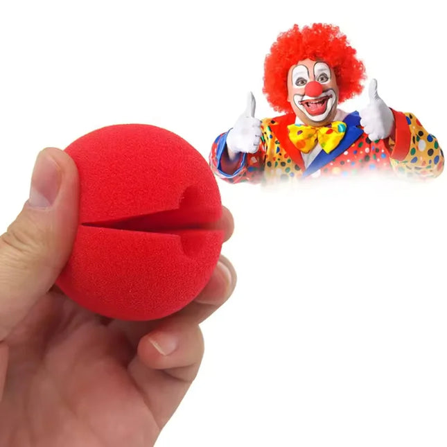 2/5/15pcs Soft Sponge Clown Nose Cosplay Prop Magic Trick Stage Show Halloween Party Accessory Prank Decor Cute Gift for Adults