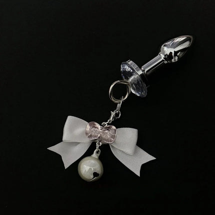 Bow-Tie Mercury Nipple Clamps Cute Bell Collar SM Training Control Breast Restraints Sexy Accessories 3 Sizes Anal Plugs Sex Toy