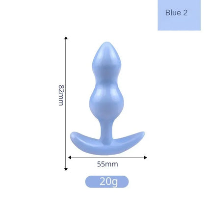 3pc/Set Silicone Butt Plug Ease-in -Anal Plugs Training Set Expandable Beginner Anales Beads Beginner Soft Silicone Anal Plugs