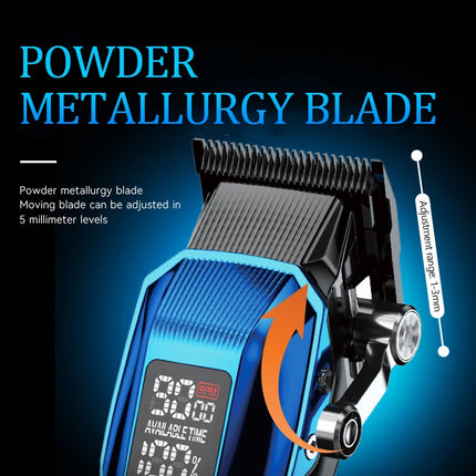 Kemei Hair Clipper 9000 RPM Professional Trimmer Adjustable Brushless Motor Haircut Machine Electric Trimmer for Men KM-2796