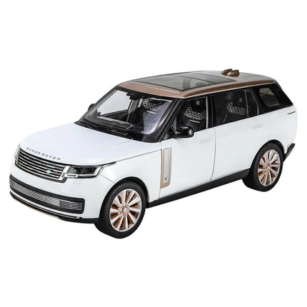 1:18 SV 2022 Alloy Car Model Toy Diecast Metal With Sound & Light Rubber Tire SUV Off-road Vehicle for Gift