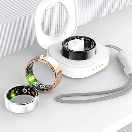 New Heart Rate Sleep Blood Oxygen Monitoring Adding Friends Remote Care Exercise Step Counting Photography Smart Ring Hot 2026