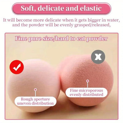 1PC Space capsule beauty egg with storage box set of makeup egg sponge BB cream liquid foundation wet and dry beauty egg