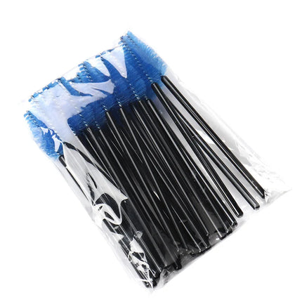 25pcs Eyelashes Extension Supplies Makeup Brushes Mascara Wand Microbrush Eyebrow Eyelash Cosmetics Applicator Spoolie Brush