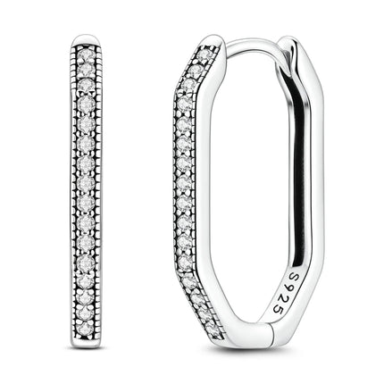 2025 New 925 Sterling Silver Earrings Simple Bow Strawberry Butterfly Hoop Stud Earrings for Wedding Party Women Jewelry Girls