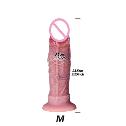 Thick Dildo Man Dick Vagina Massager Adult Women Lesbian Sex Toy Soft Silicone Penis StrapOn With Suction CupFemale Masturbation