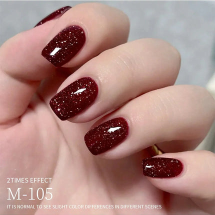 15ml Broken Diamond Halloween Christmas Nails Gel Nail Polish Adhesive Burst Flash Maillard Broken Diamond Adhesive