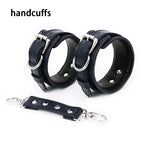 dark blue handcuffs