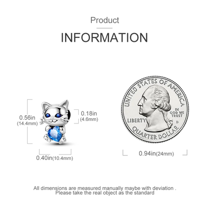 Charm Silver 925 Beads Blue Series Fit Bracelet Charms DIY Original Fashion  Pendants For Jewelry Maing