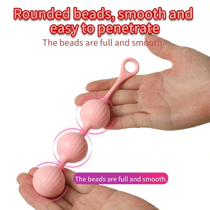 Anal Beads Vaginal Exercise Love Balls Woman Butt Plug Anus Dilator Erotic Games Kegel Trainer Tightening Sexy Adult Women Tools