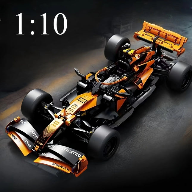 racing cars, racing car models, 1:10 DIY super sports car building block puzzle toys, children's and adult gifts