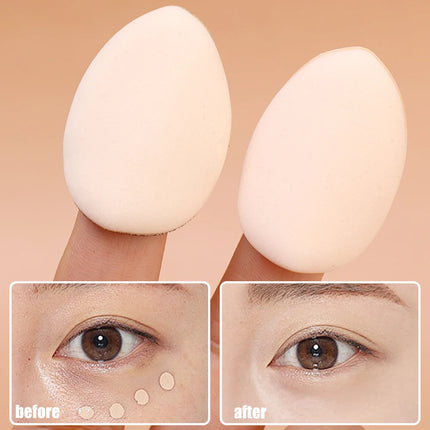 150pcs Mini Finger Puff Foundation Small Air Cushion Powder Sponge Face Concealer BB CC Cream Cosmetic Applicator Makeup Tools