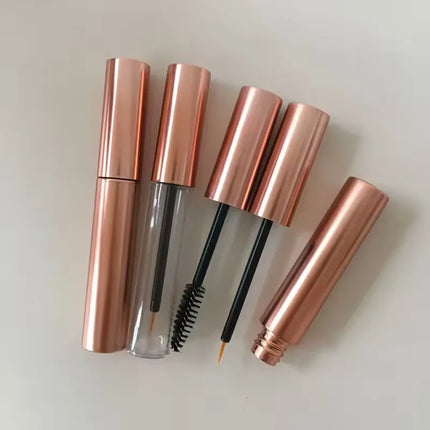 10/30/50/100pcs Empty 10ml Mascara Tubes Matte Rose Gold /Clear Tube Eyeliner/ Eyelash Growth Liquid Tube Makeup Tool Wholesale