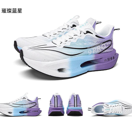 Running Shoes Carbon Board Speciality Marathon Men Sports Breathable Lightweight Women's Comfortable Athletic Nonskid Sneakers
