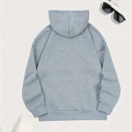 Cat and Pizza Cartoon Print 2025 Autumn Winter Women's Hoodie Top Round Neck Long Sleeve New Women's Sweatshirt Clothing
