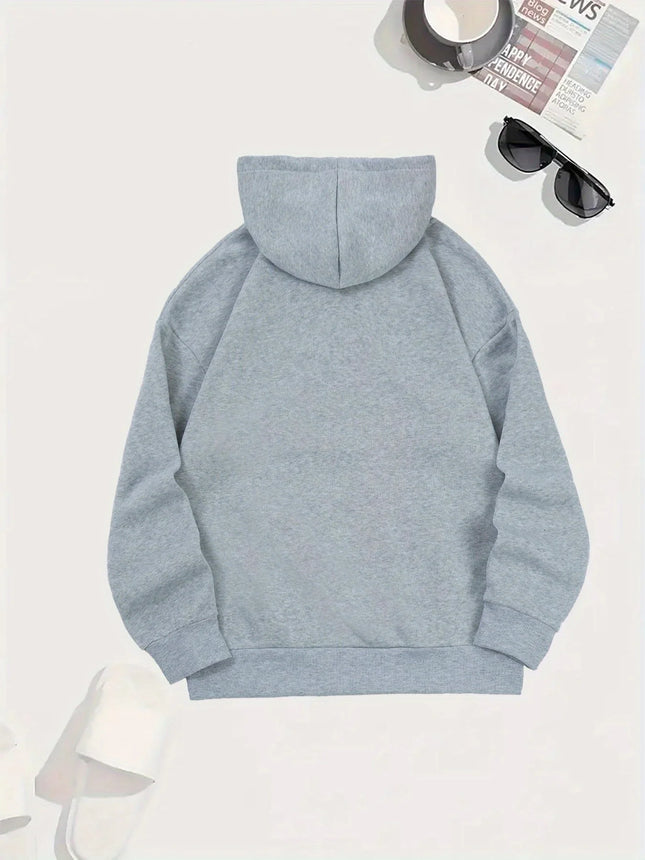 Cat and Pizza Cartoon Print 2025 Autumn Winter Women's Hoodie Top Round Neck Long Sleeve New Women's Sweatshirt Clothing