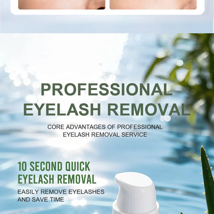 Gentle Eye Makeup Remover Gel for Waterproof Mascara and Eyeliner Deep Cleansing Formula No Irritation for Sensitive Eyes