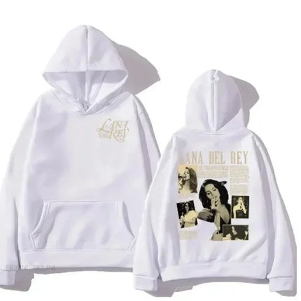 Lana Del Rey Singer's Casual Hoodie Unisex Harajuku Style Long Sleeve Sweatshirt Printed Street Trendy Sweater
