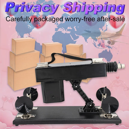 FREDORCH Sex Machine for Woman Adjustable Masturbating Pumping with 3XLR Accessories Sex Gun Love Machine for Men Adult Toys