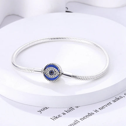 925 Sterling Silver Bracelets 17-20CM Original Leaf Clover Butterfly Heart Bracelet Fit DIY Charms Beads Fashion Women Jewelry