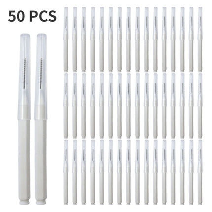 5/10/50PCS Mini Eyebrow Brush Brow Perm Brush Disposable Brow Lifting Brushes Bendable Micro Eyelash Brush Applicators Tools