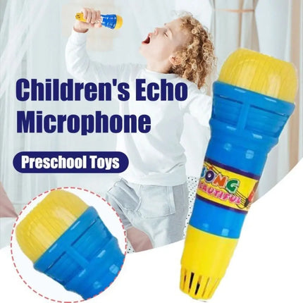 Funny Kid's Echo Microphone Toys No Batteries Required Physical Echo Musical Early Education Toys Enlightenment Portable