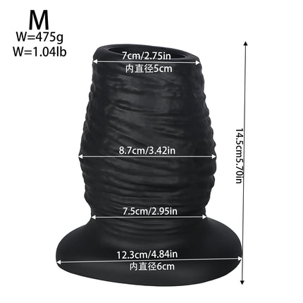 Big Speculum Hollow Anal Plug Soft Silicone Butt Plug Training Expander Dilator Dilation Fisting Adult Sex Toy for Women Men Gay