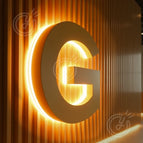 Backglow-Gold / Customized(1 pcs) / China Mainland