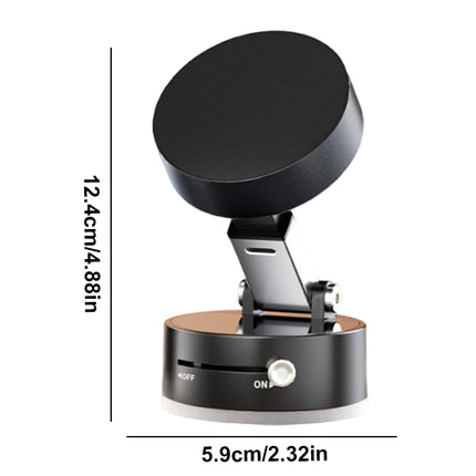 Vacuum Magnetic Phone Holder 360°Rotate Car Hands-Free Cell Phone Rack Foldable Swivel Stand Suction Cup Universal Car Brackets