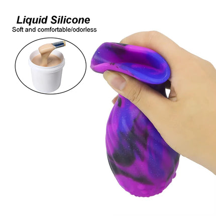 6/7/8cm Huge Butt Plugs 18+ Egg Anal Plug Liquid Silicone Soft Anal Bead Anal Dilatation BDMS Sex Toy Women Men Prostate Massage