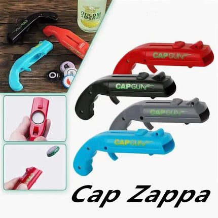 Cap Gun Beer Bottle Opener Portable Beverage Drinking Opening Gun Cap Launcher Kitchen Party Supply Bar Tool Kitchen Accessories