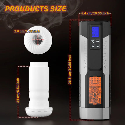 Male Masturbator Automatic Vibration Vagina Blowjob Machine Soft Pussy Penis Pump Masturbation Cup Sex Toys for Men Sex Machine