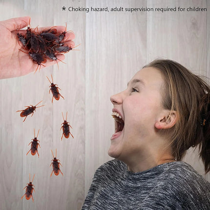 10pcs Simulation Bug Funny Toys Cockroach Spider Centipede Scorpion Plastic Children Prank Bug Scary Trick Props for Kids TMZ