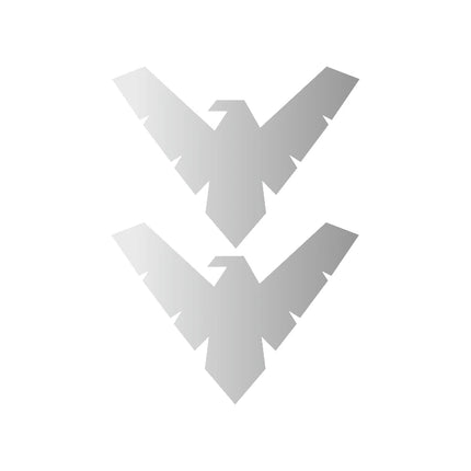 2pcs/set DC Comics Character Emblem Nightwing Car Windshield Window Decals DIY Remove Vinyl Car Bumper Sticker For Laptops Decor