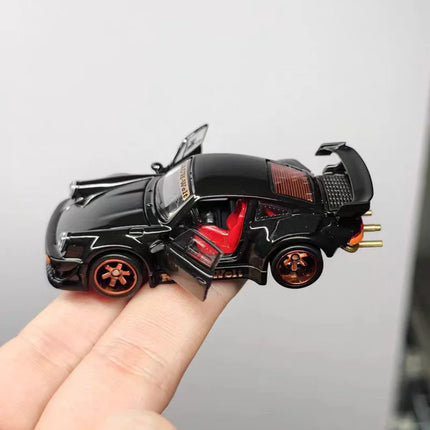 New In Stock Fg 1:64 Porsche 911 Rwb 930 Alloy Miniature Diecast Model Porshce Sports Rauh Welt Car Toys Kids Gift