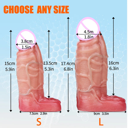 Realistic Penis Extension Sleeve Reusable Silicone Penis Sleeve Male Enlargement Extender Condom Thick Cock Sleeve For Men