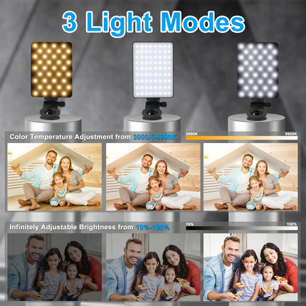 Selfie Light with Clip Phone Fill Light LED Video Light for iPhone Samsung Huawei Mobile Phone iPad Laptop Camera Tiktok Makeup
