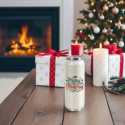 350ml 500ml Sublimation Blank Tumblers Can Stainless Steel Thermos Bottle Double Wall Insulated Cup With Lid Straw Water Bottle