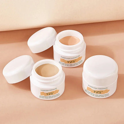 Concealer Cream Waterproof Full Coverage Concealer for All Skin Tones Tattoos Scars Dark Circles Acne Spots Foundation Makeup