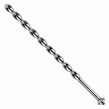 Male Stainless Steel Urethral Plug Urethral Dil Sounding Penis Plug Urethra Beaded Insert Rods Penis Plug Medical Themed Toys