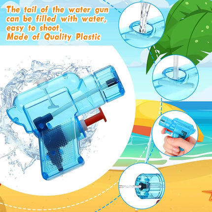 50/100 Pcs Bulk Water Gun for Kids Mini Colorful Summer Squirt Shooter Gun Swimming Pool Beach Water Fighting Watergun for Kids