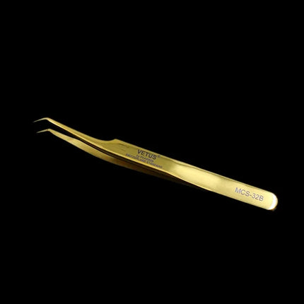 100% Original VETUS Tweezers MCS Series New Style Premium Eyelashes Tweezers Super Fine Tip Improve for 3D 6D Lashes Extensions