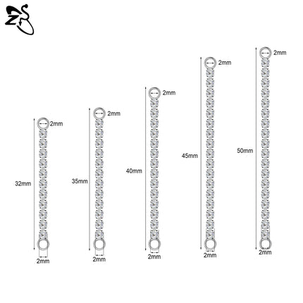 ZS 1 Piece Stainless Steel Nose Chain 32MM-50MM Bridge Piercing Sharp Cone Tassel Dangle Nostril Piercings Jewellery Accessories