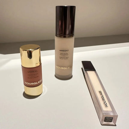 NEW Functionality Hourglass Flawless Birch Cotton Concealer Eyedropper Liquid Blush Hydrating Lip Gloss High Coverage Makeup