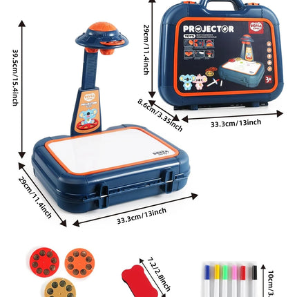 Children's Drawing Projector Art Sketch Projector Drawing includes 6 slides, 48 projected images