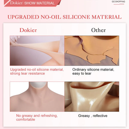 Dokier K Cup Fake Boobs Realistic Silicone Breast Forms For Crossdressing Drag Queen Shemale Crossdresser Transgender Big Boobs - VIBRATEUR