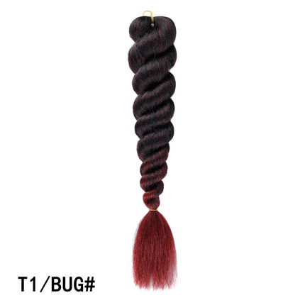 24Inch Ombre Synthetic Braiding Hair Extensions Jumbo Braids Hair for Women Crochet Braids Hair for African Hair Styling