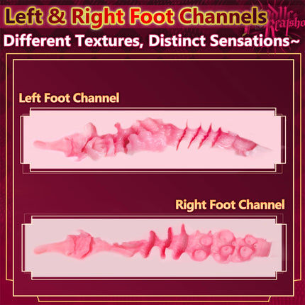 YUU Anime Foot Artificial Vagin Masturbator for Male Masturbation Pocket Pussy Soft Sex Toys for Men Footjob Lifelike Foot Desig