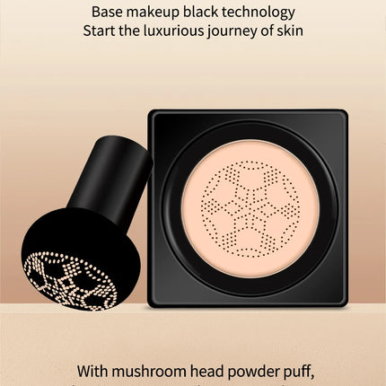 Air Cushion Foundation CC Cream Lightweight Natural Moisturizing Concealer Long Lasting Even Skin Tone Contour Makeup